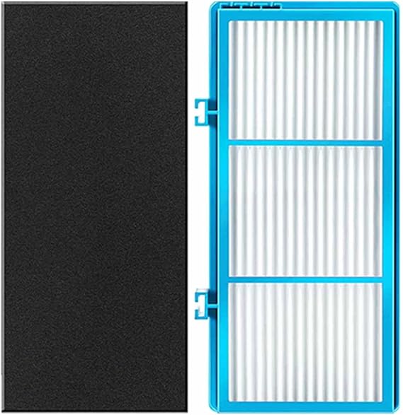 True Filter Replacement for Holmes Aer1 Series Total Air Filter, Replacement Parts # HAPF300AH-U4R, HAP242-NUC (1 HEPA True Filter Replacement + 1 Booster Pre Filter)