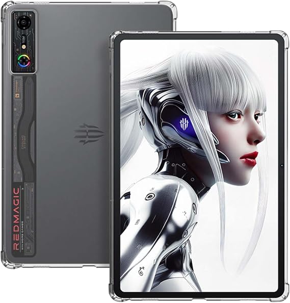 Case Cover for REDMAGIC Nova Gaming Tablet 10.9 inch Clear,Ultra Clear Soft Flexible Transparent TPU Back Cover for ZTE Nubia REDMAGIC Nova Gaming Tablet, Anti-Scratch,Shockproof,Clear