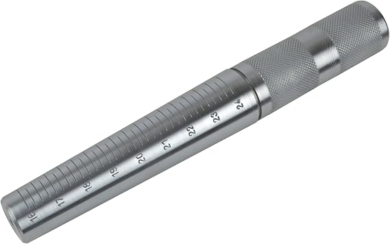 Large Steel Ring Mandrel w/Sizes 16-24 Ring Sizing Hoop Earring Bezel Forming Jewelry Making Metal Forming Tool