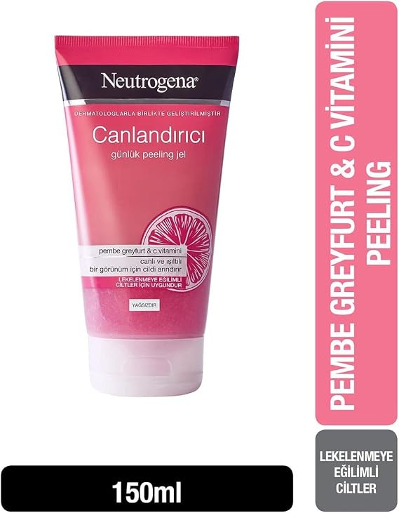 Neutrogena Canlandırıcı Günlük Peeling Jel (Pembe Greyfurt & C Vitamini) 150 Ml