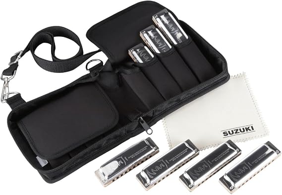 Suzuki M-20S-C Manji Sky 10-Hole Diatonic Harmonica Key of C