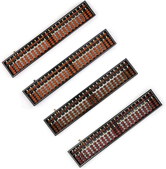 Portable Chinese 23 Digits Column Abacus Arithmetic Soroban Calculating Counting Plastic