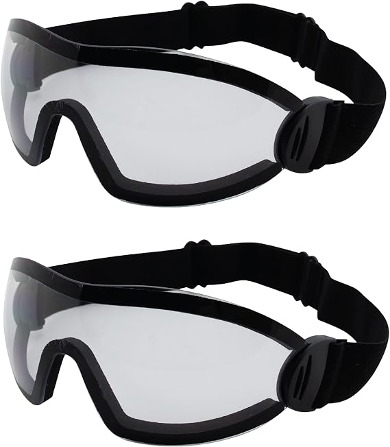GV 2 Flare Skydive Sky Diving Skydiving Goggles Both Clear Can Also Be Used for Airsoft or Shooting
