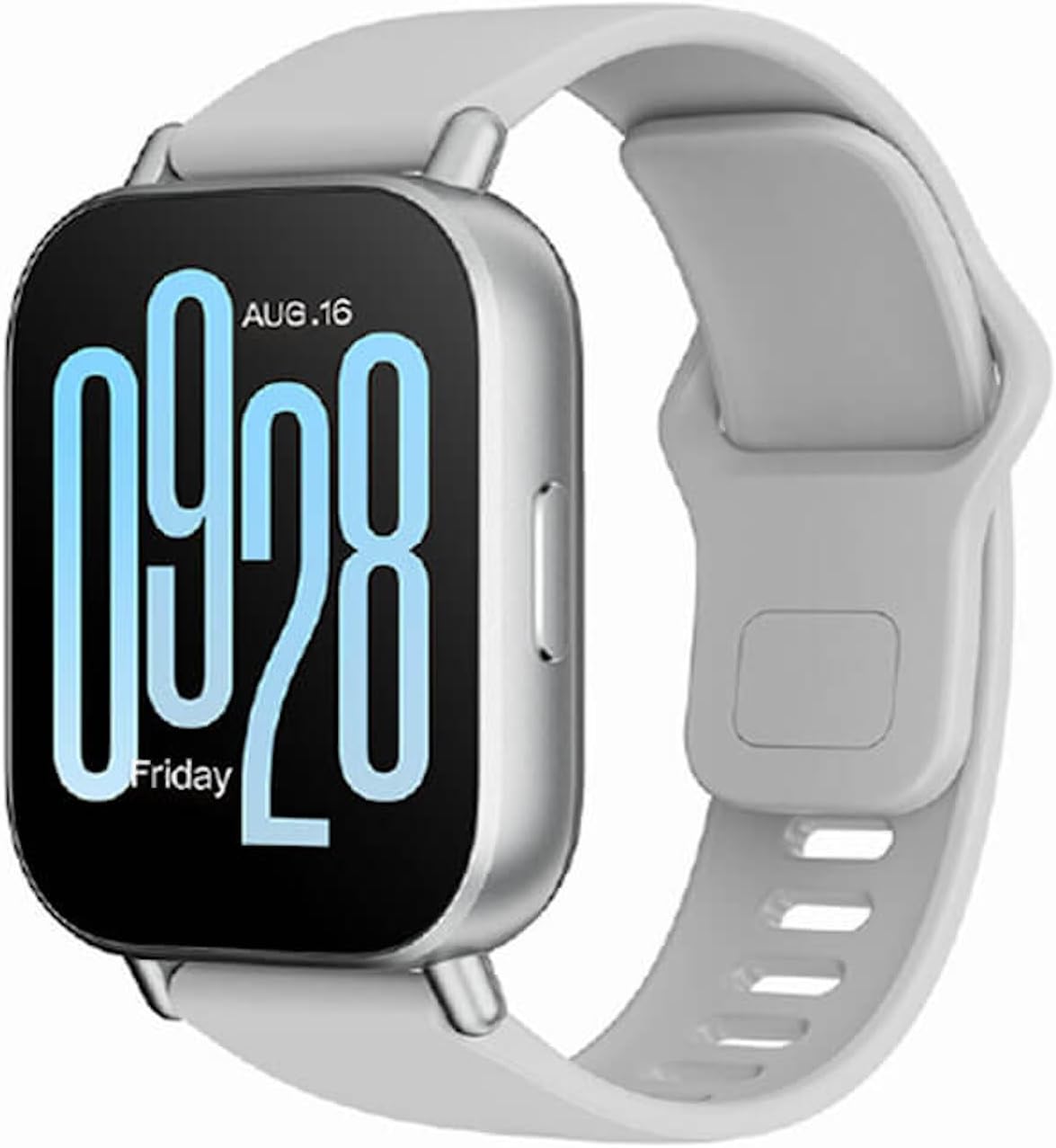 Xiaomi Redmi Watch 5 Active smart watch, 2.0 inch LCD screen, 18 days battery, 140 sports mode, heart rate and SPO₂ tracking, 5 ATM waterproof, Bluetooth call, fitness tracker, sleep tracking, Silver.,