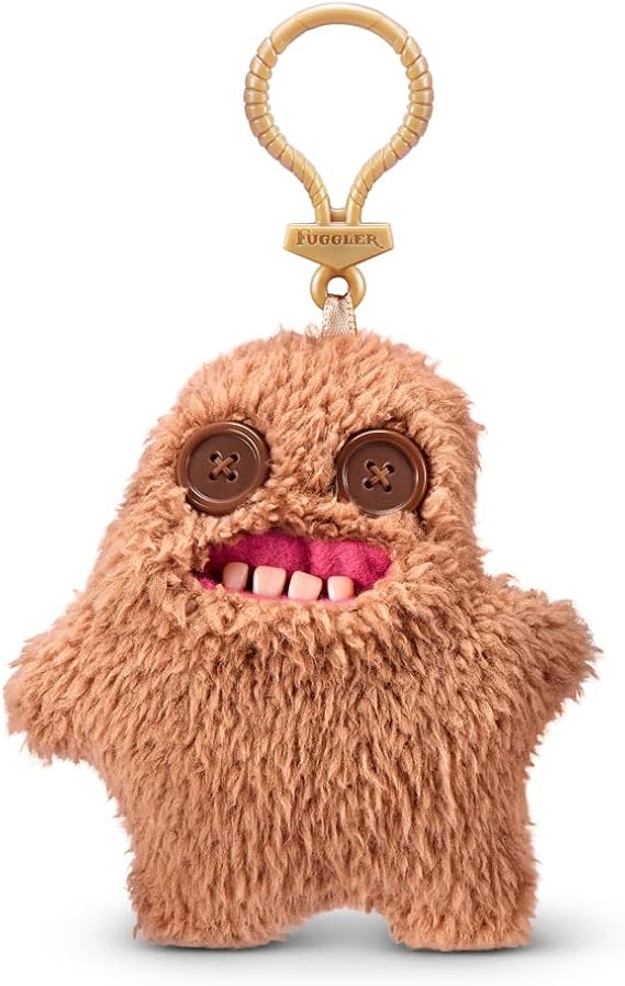 Fuggler Key Rings 5" Plush Keychain - Brown