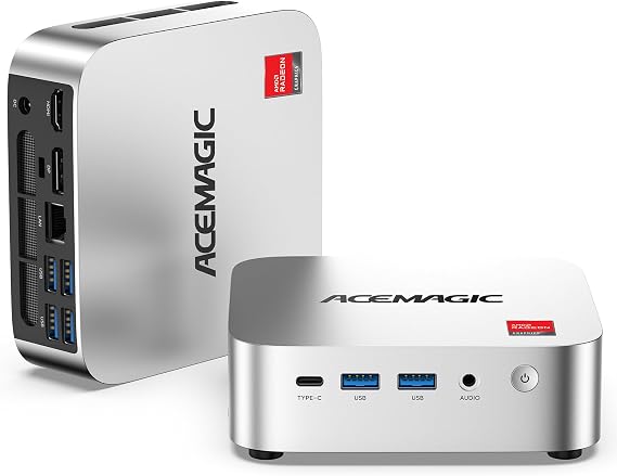 ACEMAGIC K1 Mini PC AMD Ryzen R2544 (4C/8T Up to 3.7GHz) 8GB DDR4 256GB SSD