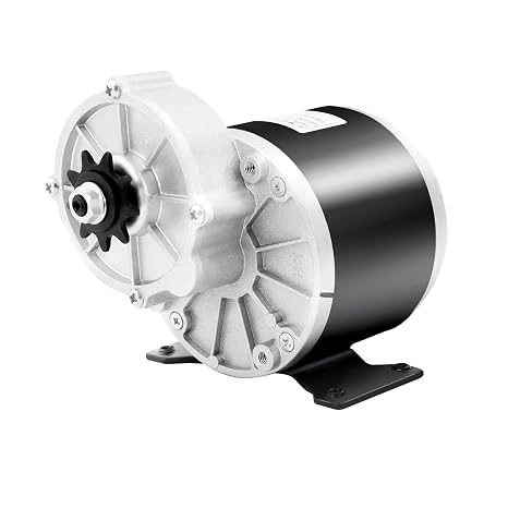 Gear Reduction Electric Motor, 350W 24V Gear Reduction Electric Motor, Electric Tricycle DC Gear Brushed Motor for Electric Bicycle Scooter
