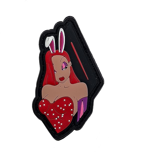 Bunny Ear Siren 3D PVC Morale Patch Retro Pinup Tactical Gear