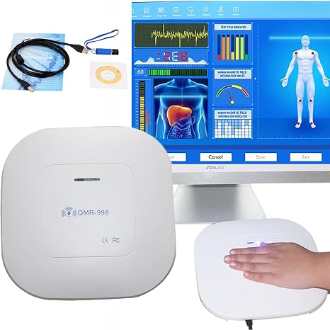 Quantum Resonance Magnetic Analyzer for Health Testing Professional Portable Body Health Analyzer Quantum Detector with Carry Bag Multilingual Supportive Full Body Health Scanner 52 Reports B