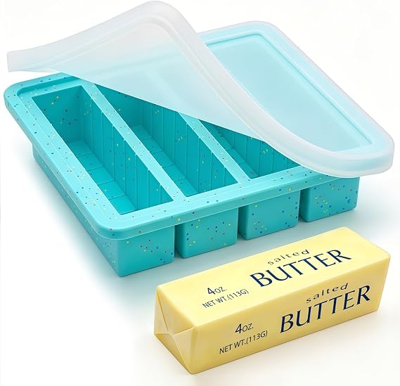 KASHME Butter Mold With Stainless Steel Frame, BPA Free