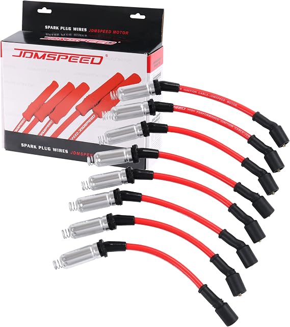 JDMSPEED High Performance Spark Plug Ignition Wire for 2000-2009 Chevy GMC V8