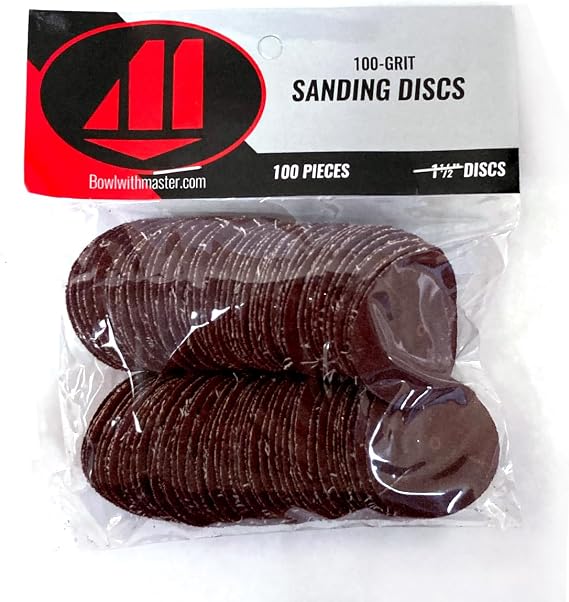 Master Sanding Disc 1.5inch for Bevel Sander - Pack of 100 80 Grit