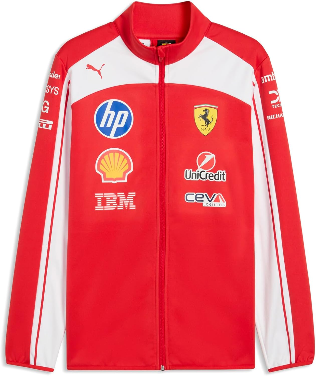 PUMA Scuderia Ferrari F1 2026 Men's Team Softshell Jacket - Red