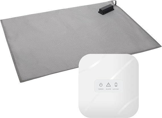 briidea Wireless Floor Alarm Mats for Remote Monitoring of Elderly, Sleepwalkers, Helping You Care for Your Loved Ones, Ensuring You Have Restful Nights, Floor mat Size 21" x 29"