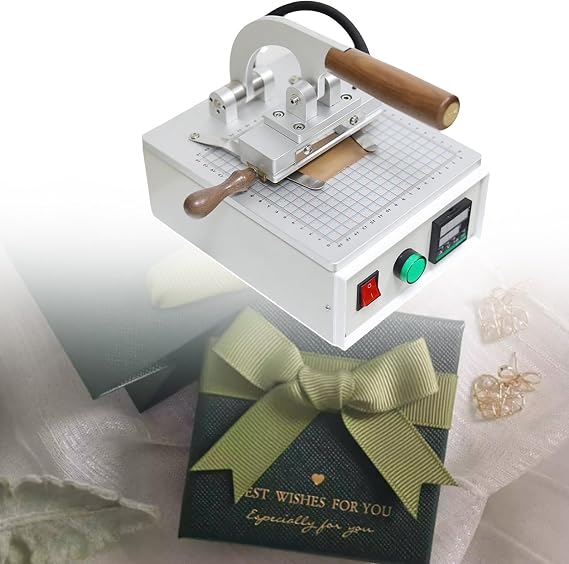 Hot Foil Stamping Machine, 200 W Manual Leather Hot Stamp Embosser(220V)