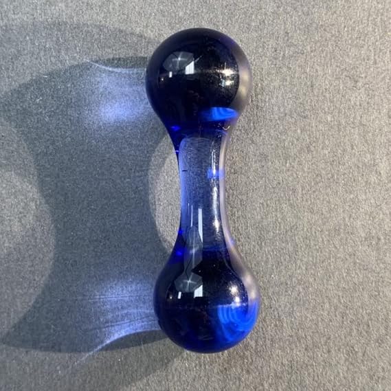 AroundSquare Knucklebone Acrylic Ice Bones - Skill Toy - Begleri (Blue)