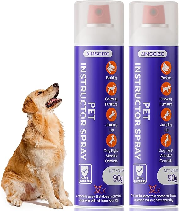 AIMSEIZE Corrector Spray Dog Trainer: 90ml 2 Pack Dog Behavior Corrector