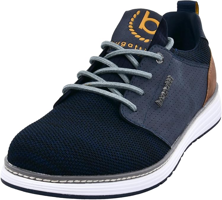 bugatti Man Men's Sporty Lace-Up Shoes Men's Lace-Up Shoes Interchangeable Footbed