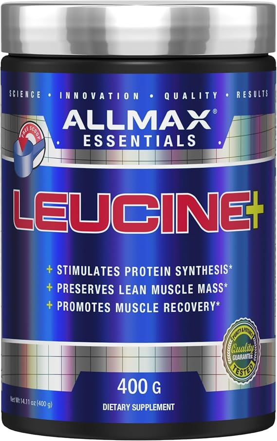 ALLMAX Leucine Powder, 5000 mg, 400 g, 80 Servings