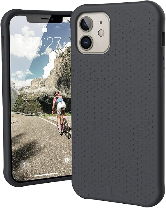 URBAN ARMOR GEAR/U by UAG iPhone 12/12 Pro 6.1 2020 Compatible Shockproof Case DOT Black
