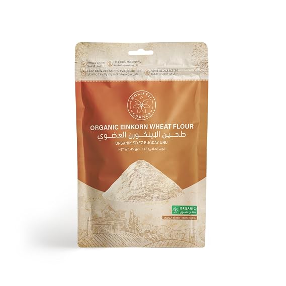 Organic Einkorn Whole Wheat Flour | 453g | 1lbs | 16oz