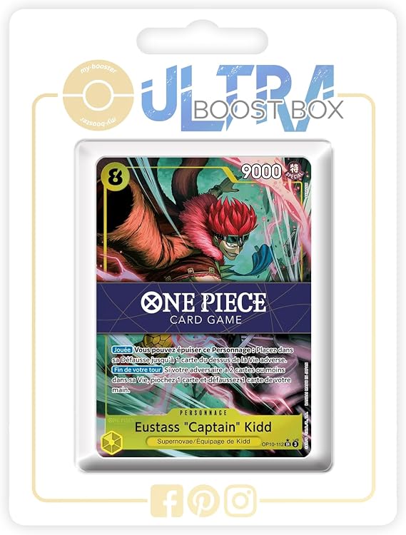 Eustass Captain Kidd (Eustass Captain Kid) 112 Alternative Art - my-booster X One Piece 10 - Sang Royal - Box of 10 One Piece French Cards