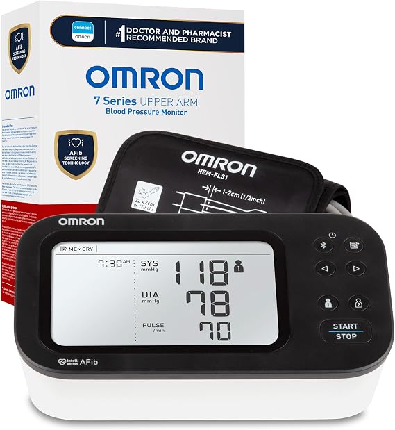 Omron Wireless Upper Arm Blood Pressure Monitor, 7 Series