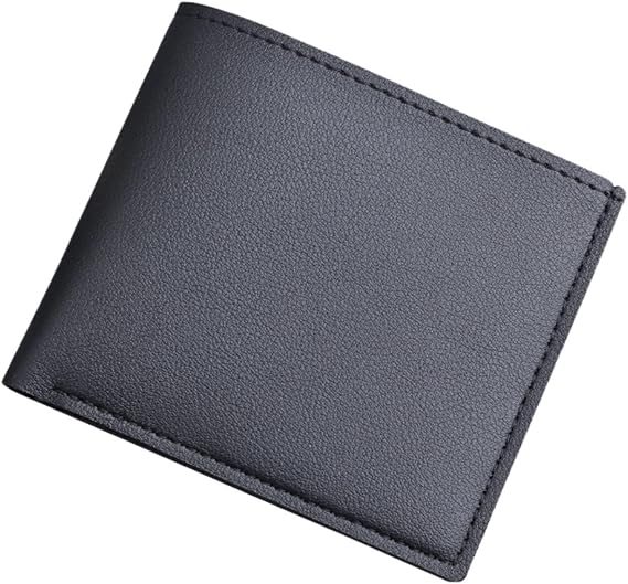 Wallets for Men - Wallets for Men Fashion Men ID Short Wallet Solid Color Bag Oepn Purse Multiple Card Slots Clutch Bag