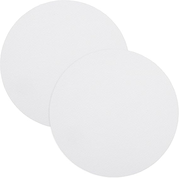 uxcell 6.7 Inch Round Lampshade Diffuser Anti-Glare Lamp Cover Shade for Fab Brick Desk Light Downlight Spotlight White 2pcs