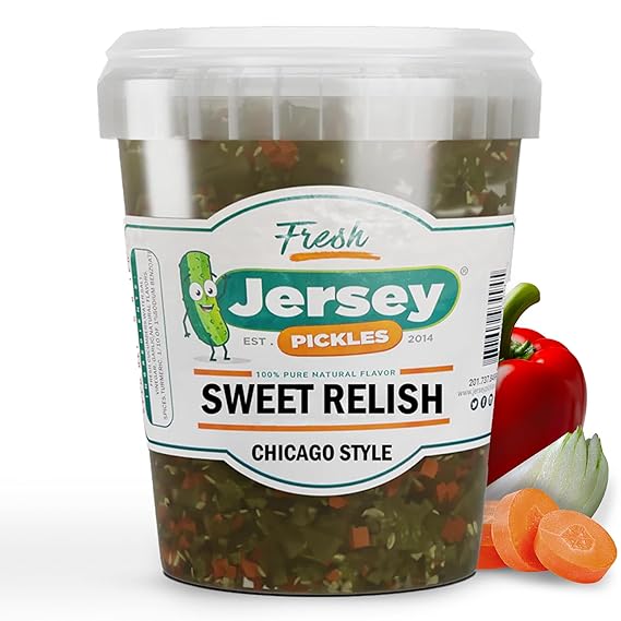 Jersey Pickles Sweet Relish (Quart) Pickled Vegetable Relish