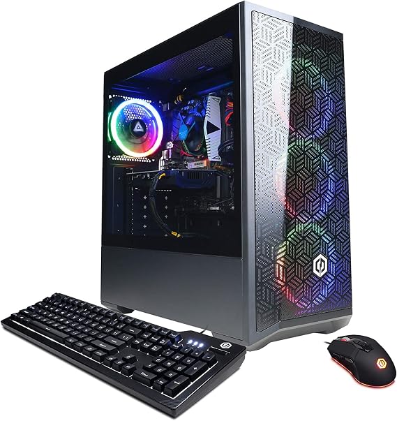 CyberpowerPC Gamer Xtreme VR GamingPC, Intel i5-10400F 2.9GHz, 16GB DDR4, 1TB NVMe SSD, GeForce GTX 1660 Super 6GB, Wi-Fi Ready & Windows 10 Pro (GXiVR8060A10)