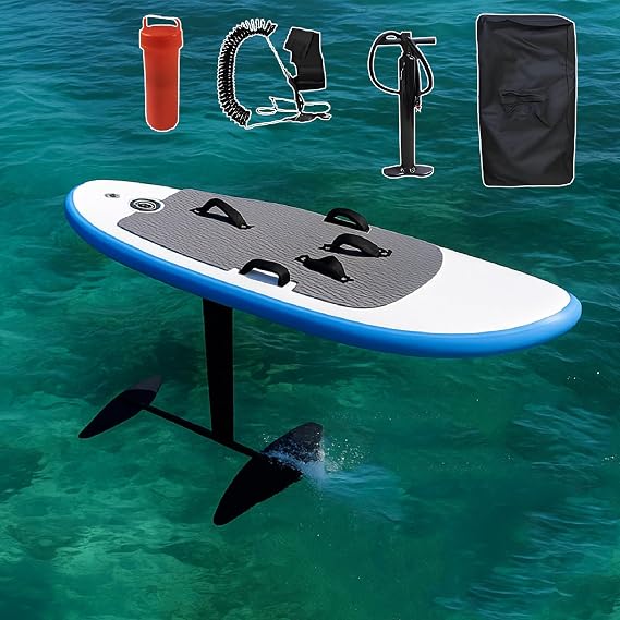 Hydrofoil Surfboard for Adults, Carbon Fiber Water Surfboard with Accessories for Outdoor Sports