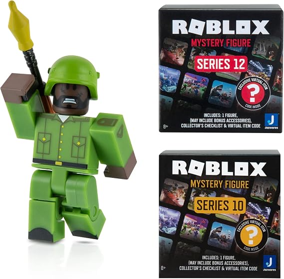 Roblox Action Collection - Battleship Battle: The Ensign + Two Mystery Figure Bundle [Includes 3 Exclusive Virtual Items]