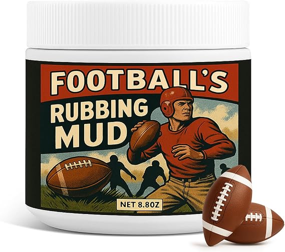 TBTFW 16oz/8oz Football Rubbing Mud, Newly Upgraded Baseball Mud, The Baseball & Football Mud Used By The Pros, Suitable for Various Leather Ball Sports