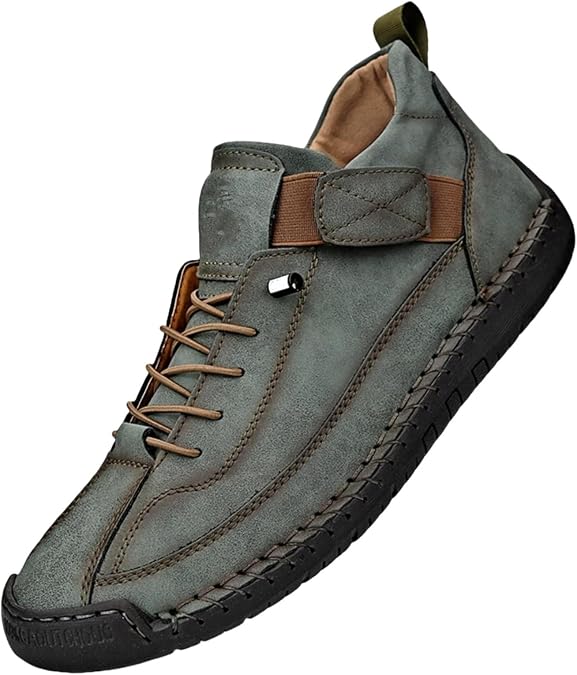 Casual Shoes for Women Business Casual Shoes Men Ankle Chukka Boots Slip On Mid Top Walking Driving Loafer Shoe Lightweight Outdoor Going Out Sneakers Fashion Athletic Shoe