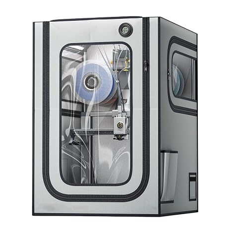 Compatible For Bambu Lab A1 A1 Mini AMS Lite 3D Printers Enclosure With LED Light Constant Temperature Cover(A1 Combo T)