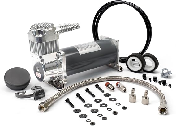 Viair Industrial Grade (ig) 450 Series heavy duty air compressor, 12-volt, 150 psi, 100% duty cycle, 45050