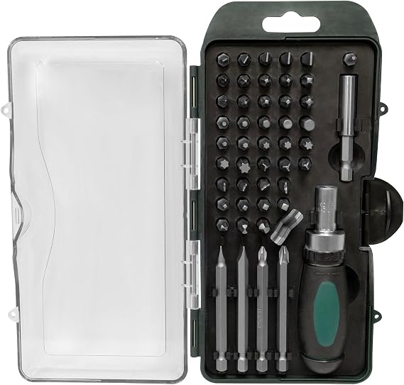 Brüder Mannesmann Bit Set 49pc, CV Steel, Phillips, Torx | M29893