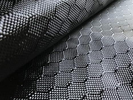 Carbon Fiber Cloth 3K 240gsm 2x2 Twill Real 50cm/80cm Width Honeycomb Hybrid(Black,300cmx80cm)