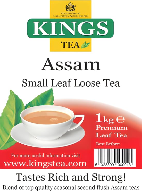 KINGS TEA, ASSAM LOOSE TEA 1Kg (Pack of 3)