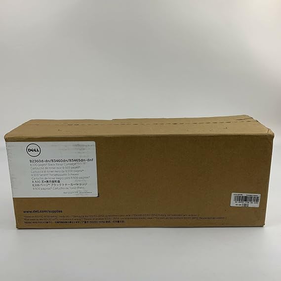 Dell M11XH Toner Cartridge B2360d/B2360dn/B3460dn/B3465dn/B3465dnf Laser Printers,Black