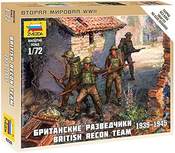 Zvezda Models British Recon Team 1939-1945 SnapKit