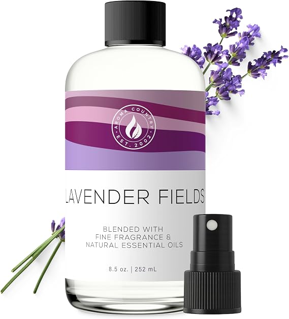 Aroma Country Lavender Fields Luxury Diffuser Oil Refill (8.5 Fl Oz)