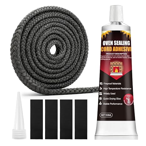 Wood Stove Gaskets, High Temp Silicone Sealant, Withstand High Temperatures