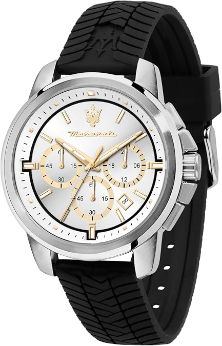 Maserati Men's Watch, Chronograph, Analog, 44 mm, Limited Edition SUCCESSO Collection - R8871621041
