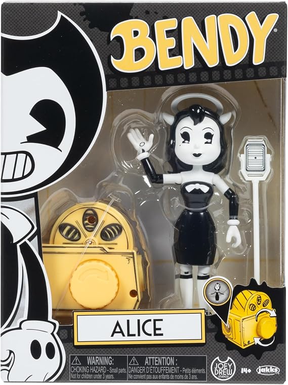 Bendy and The Ink Machine 5" Alice with Microphone & Projector Wave #3 Action Figures
