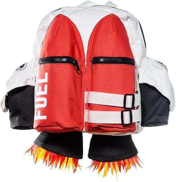 Suck UK Rocket Backpack | Jet Packs For Kids | Toddler Backpack | Space Rocket Back Pack for Boys & Girls | Rucksack with Side Pockets | Astronaut Kids School Bag | Cool Backpacks | Quirky Lunch Box