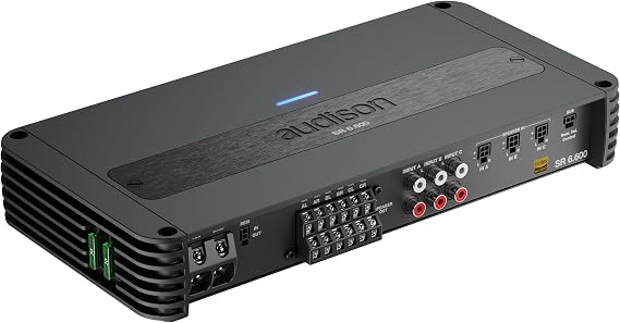 Audison SR 6.600 D-Class 6 Ch Amplifier 150 Wrms X 4/190 Wrms X 2 At 2-Ohms