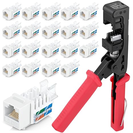 Everest 45Term - 45 Angled Speed Termination Keystone Tool Set