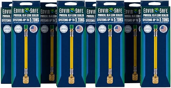 Proseal XL4 Inject 1.5 to 5 Ton Leak Sealer for Home Master Carton of 8 Direct Inject #2100AI-5MP